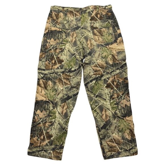 TRAIL CREST Tree Camo Forest Hunting Fishing Outdoor CARGO Pants Men Large 38x32 - Picture 2 of 6